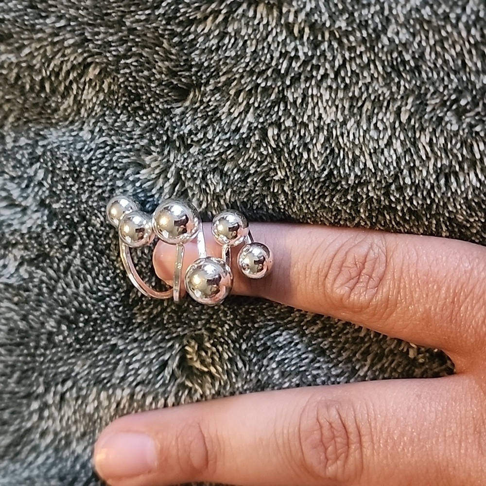 Sliver statement ring - Picture 3 of 4